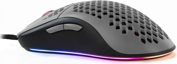 Arozzi Favo Gaming Maus schwarz/grau, USB