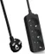 Helos CLASSIC Steckdosenleiste, 3-fach, 5m, schwarz Vorschaubild