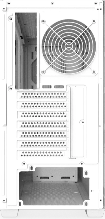 DarkFlash DS900WS White, USB-C, inkl. 4x Lüfter, Glasfenster