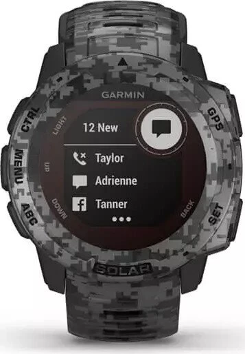 Garmin Instinct Solar graphite camo
