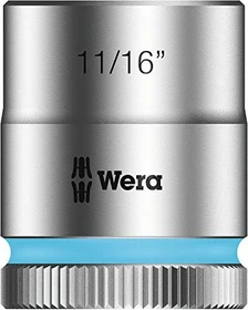 Wera 8790 HMB Zyklop Außensechskant Steckschlüssel 3/8" zöllig, 11/16"x30mm
