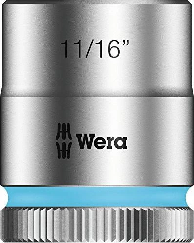Wera 8790 HMB Zyklop Außensechskant Steckschlüssel 3/8" zöllig, 11/16"x30mm