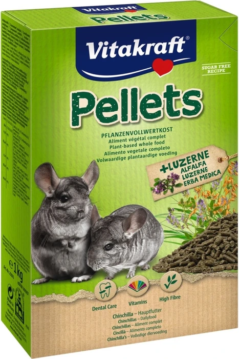 Vitakraft Pellets Chinchillas, 1kg (25076)