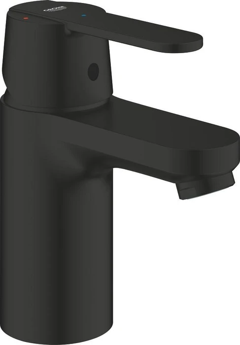 Grohe Get Einhebel-Waschtischarmatur Größe S mit Push-open Ablaufgarnitur engeriesparend matt black