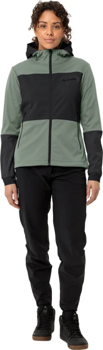 Vaude Qimsa Hooded Softshell Fahrradjacke agave (Damen)