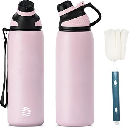 FJbottle Magnetische Isolierflasche 800ml rosa