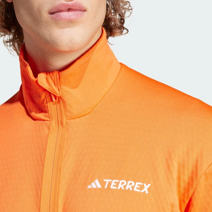 adidas Terrex Multi Light Fleece Jacke semi impact orange (Herren)