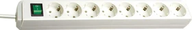 Brennenstuhl Eco-Line, 8-fach, 1.5m, weiß