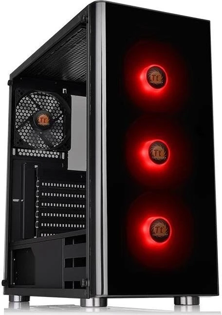 Thermaltake V200 TG RGB, schwarz, Glasfenster