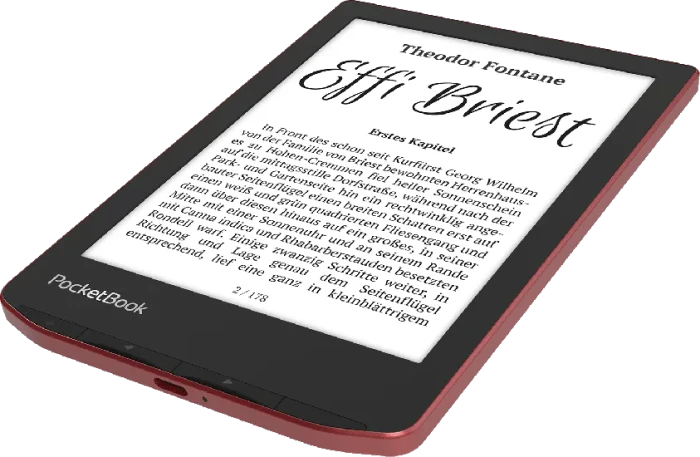 PocketBook Verse Pro, Passion Red, 16GB Flash