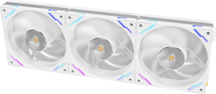 Tcomas FC700 PRO White, weiß, 120mm, 3er-Pack