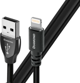 Audioquest Diamond USB-A/Lightning Kabel, 0.75m schwarz