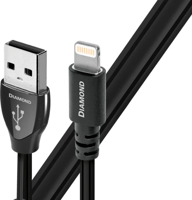Audioquest Diamond USB-A/Lightning Kabel, 1.5m schwarz