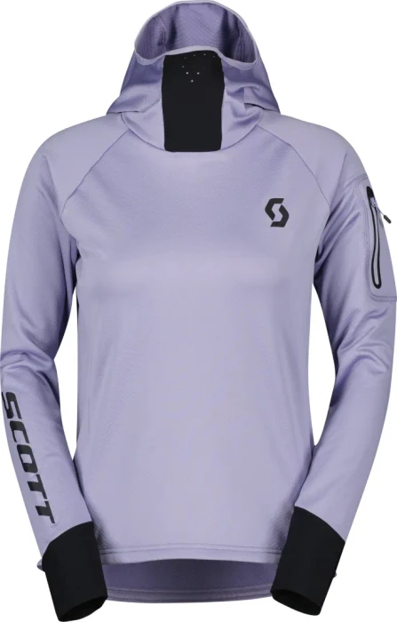 Scott Trail Storm Hoodie Trikot langarm heather purple (Damen)