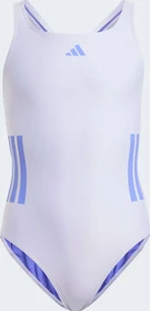 adidas 3-Streifen C-Back Badeanzug violet tone/cobalt blue (Junior)