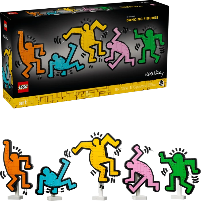 LEGO Art - Keith Haring - Tanzende Figuren