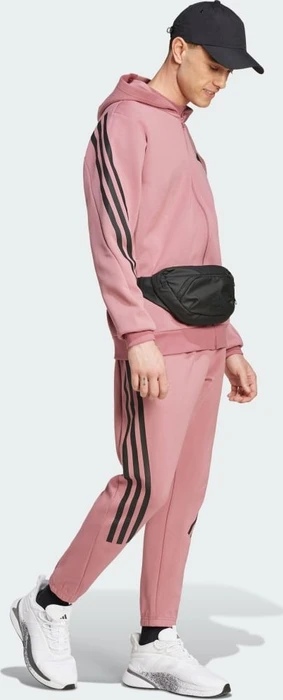 adidas Future Icons 3-Streifen Trainingshose lang preloved crimson (Herren)