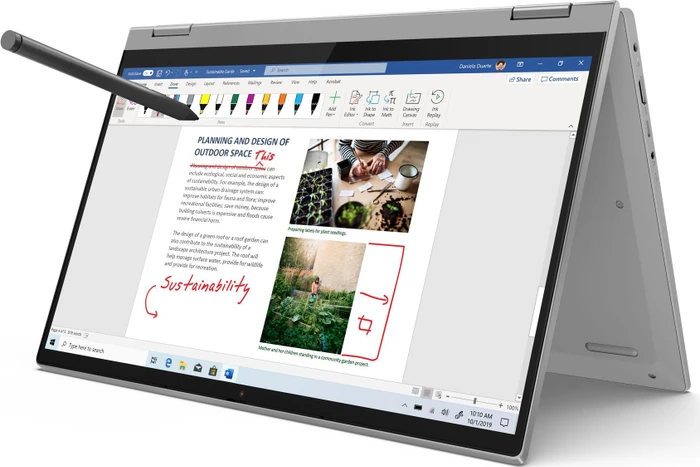 Lenovo IdeaPad Flex 5 14ITL05, Platinum Grey, Pentium Gold 7505, 4GB RAM, 128GB SSD, DE