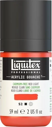 Liquitex Professional Acrylic Gouache cadmium-free red light, 59ml