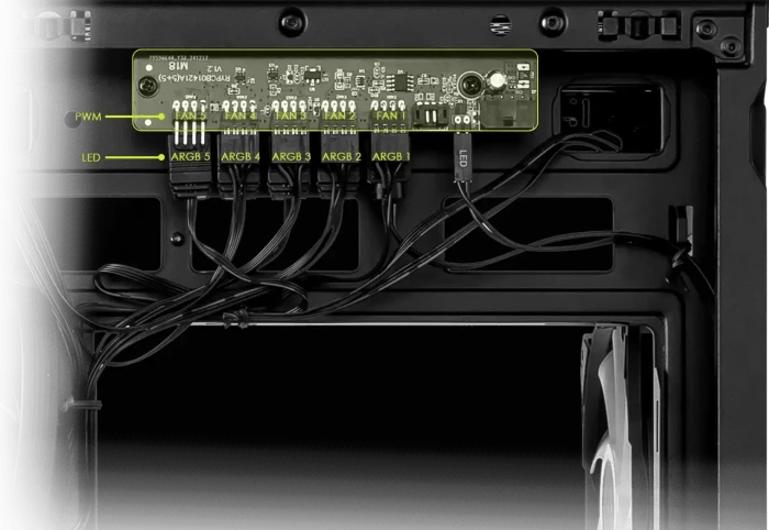 MSI MAG PANO 110R PZ White, Glasfenster