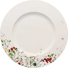 Rosenthal Brillance Bone China Fleurs Sauvages Speiseteller mit Fahne 28cm