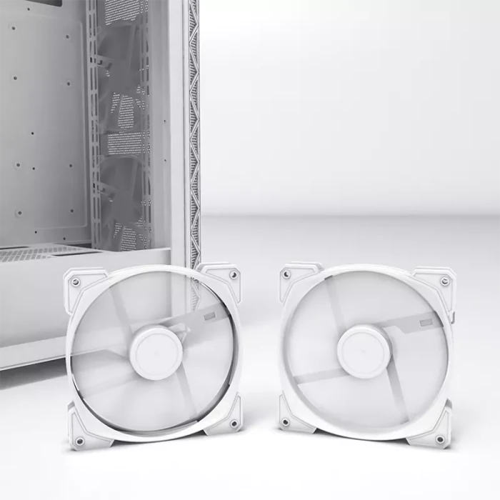 Montech Air 903 Base White, weiß, Glasfenster