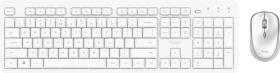 Trust Ody II Silent Wireless Keyboard & Mouse Set, weiß, USB, DE