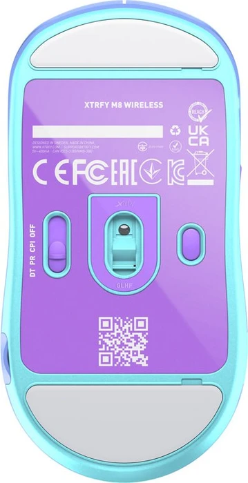 Xtrfy M8 Wireless Frosty Purple, USB
