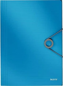 Leitz Solid Dreiflügelmappe mit Eckspanner, A4, hellblau
