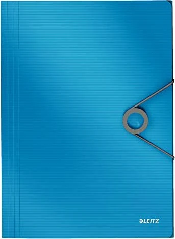 Leitz Solid Dreiflügelmappe mit Eckspanner, A4, hellblau