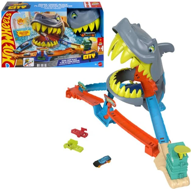 Mattel Hot Wheels City Hai-Alarm Am Strand