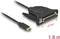 DeLOCK USB-C 2.0 auf Parallel DB25 Adapterkabel, 1.8m Vorschaubild