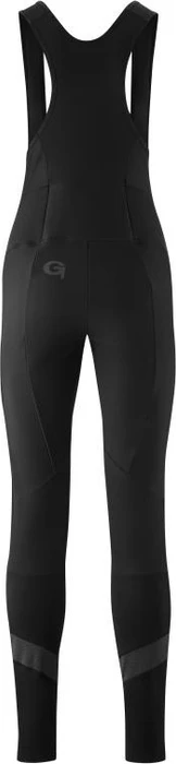 Gonso Essential Bib Tight Softshell No Pad Fahrradhose lang schwarz (Damen)