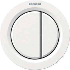 Geberit Typ 01 Fernbetätigung pneumatisch, für 2-Mengen-Spülung, Möbeldrücker, weiß