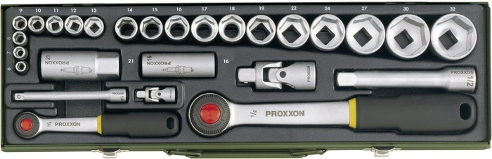 Proxxon Steckschlüsselsatz inkl. Koffer, 27-tlg.
