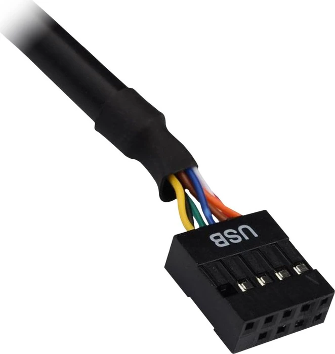 Inter-Tech Nitrox CI-02 Multi-Slot-Cardreader, USB 2.0 9-Pin Stecksockel [Stecker]