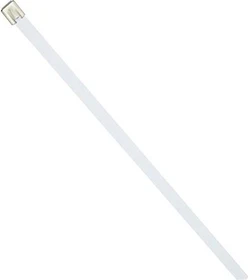 DeLOCK Edelstahl Kabelbinder, 7.9mm, 300mm, weiß, 10 Stück