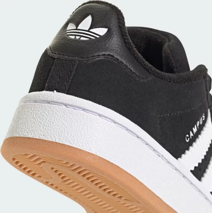 adidas Campus 00s Elastic Lace core black/cloud white/gum (Junior)