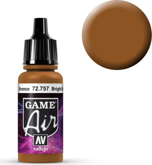 Vallejo Game Air rev.1 bright bronze, 17ml