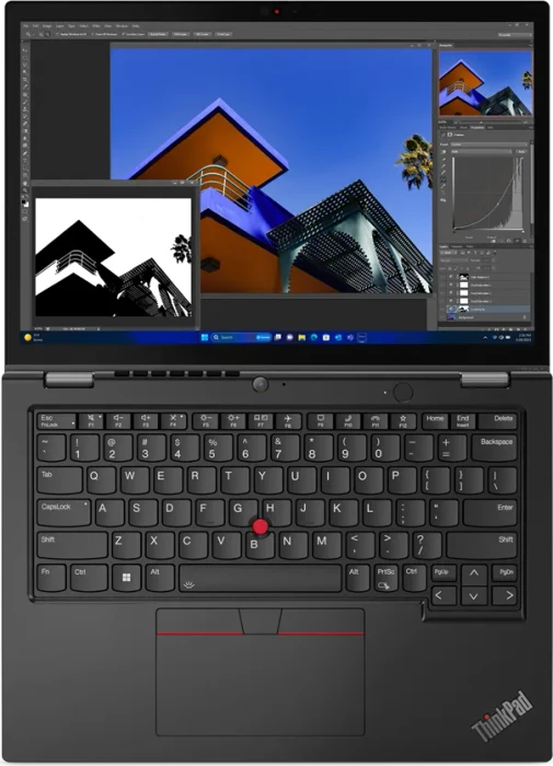 Lenovo ThinkPad L13 2-in-1 G5 (Intel), Black, Core Ultra 7 155U, 32GB RAM, 512GB SSD, DE