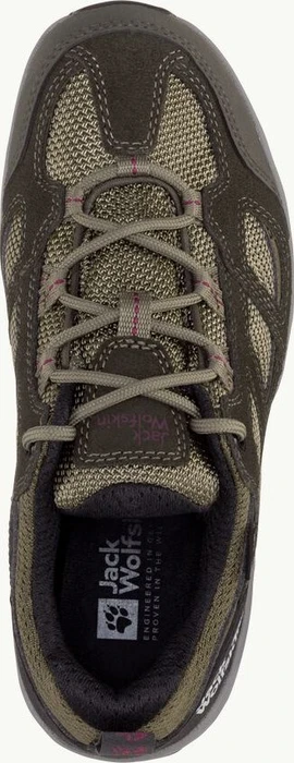 Jack Wolfskin Vojo 3 Texapore Low khaki/burgundry (Damen)