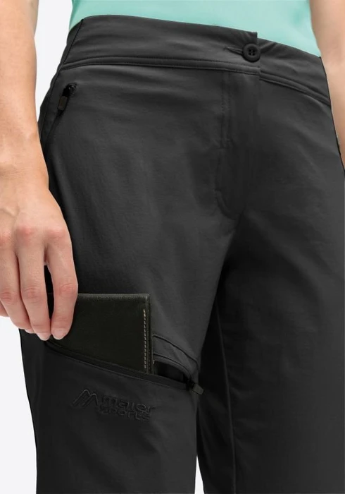 Maier Sports Inara Slim Vario Hose lang schwarz (Damen)