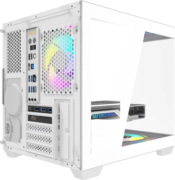 DarkFlash C275P White, Glasfenster