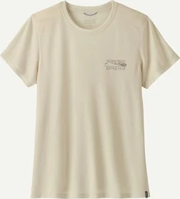 Patagonia Capilene Cool Trail Funktionsshirt kurzarm dyno white (Damen)