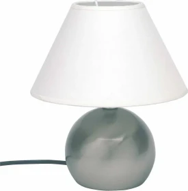 Brilliant Tarifa satin Schirmleuchte chrom/weiß