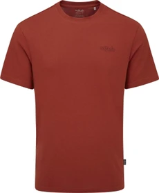 Rab Crimp Logo Funktionsshirt kurzarm tuscan red (Herren)