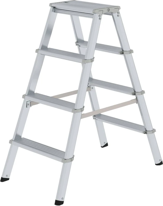 Günzburger Steigtechnik Alu 2-tlg. Stehleiter, 2x 4 Stufen
