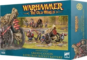 Games Workshop Warhammer The Old World - Grand Cathay - Grand Cannon & Fire Rain Rocket Battery