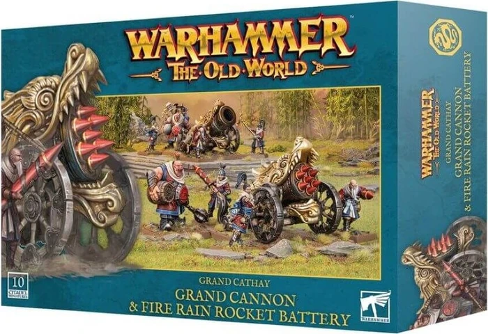 Games Workshop Warhammer The Old World - Grand Cathay - Grand Cannon & Fire Rain Rocket Battery