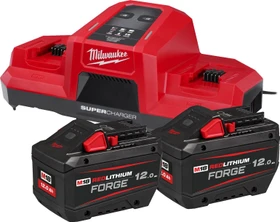 Milwaukee M18 FORGENRG-122DBSC Forge Starterset 18V, 12.0Ah, Li-Ionen, 2 Akkus [24.0Ah] [432Wh]